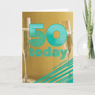 Happy 50th Birthday Card