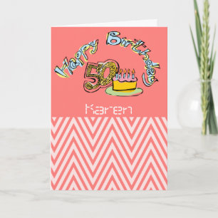 Happy 50th Birthday Card