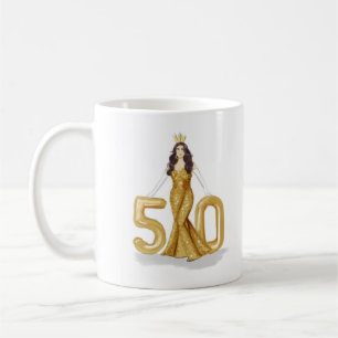 happy 50th birthday coffee mug