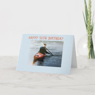 HAPPY "50th" BIRTHDAY & ENJOY YOUR DAY Card