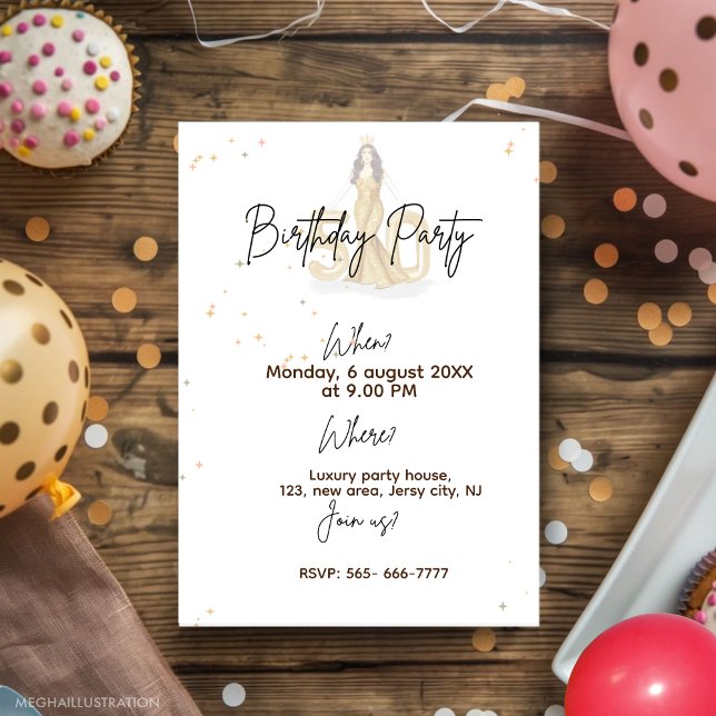 happy 50th birthday invitation (Creator Uploaded)