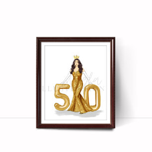 happy 50th birthday poster