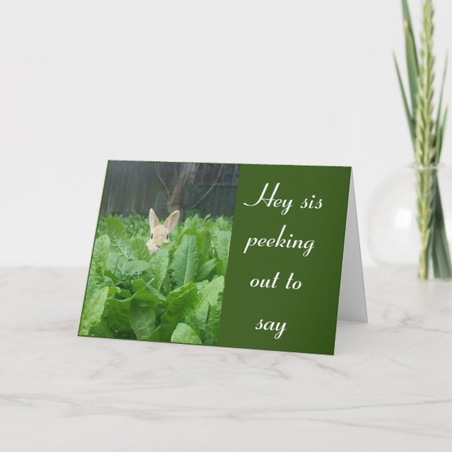 HAPPY **50th** BIRTHDAY ***SISTER*** CARD (Front)