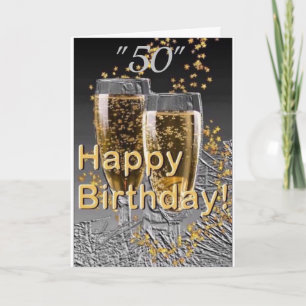 ***HAPPY "50th" BIRTHDAY" TO YOU! Card