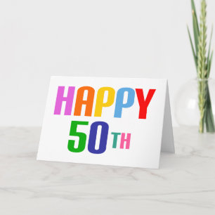 Happy 50th card