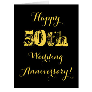 Happy 50th Wedding Anniversary Card