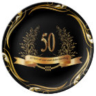 Happy 50th Wedding Anniversary Porcelain Plate