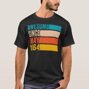 Happy 58th Birthday Party 58 Year Old Awesome Sinc T-Shirt