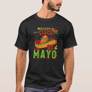 Happy 5 De Mayo Cinco De Mayo Viva Mexico 5 De May T-Shirt