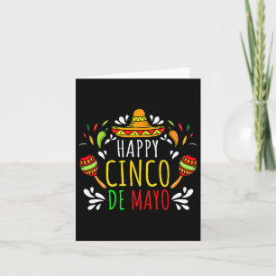 Happy 5 De Mayo Lets Fiesta Viva Mexico Cinco De M Card