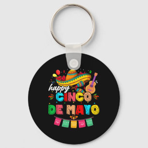 Happy 5 De Mayo Lets Fiesta Viva Mexico Cinco De M Key Ring