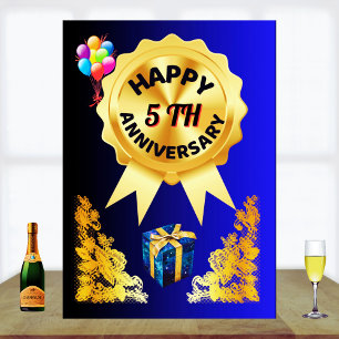 Happy 5 TH Wedding Anniversary Card