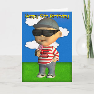 Happy 5th Birthday Card
