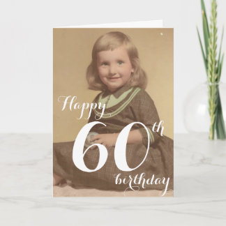 Happy 60th Birthday Card