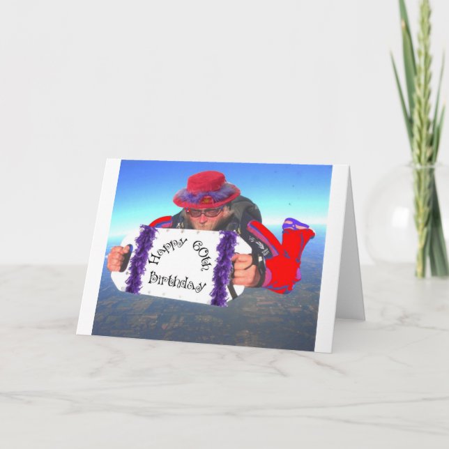 Happy 60th Birthday Card (Front)