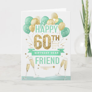 Happy 60th Birthday Card