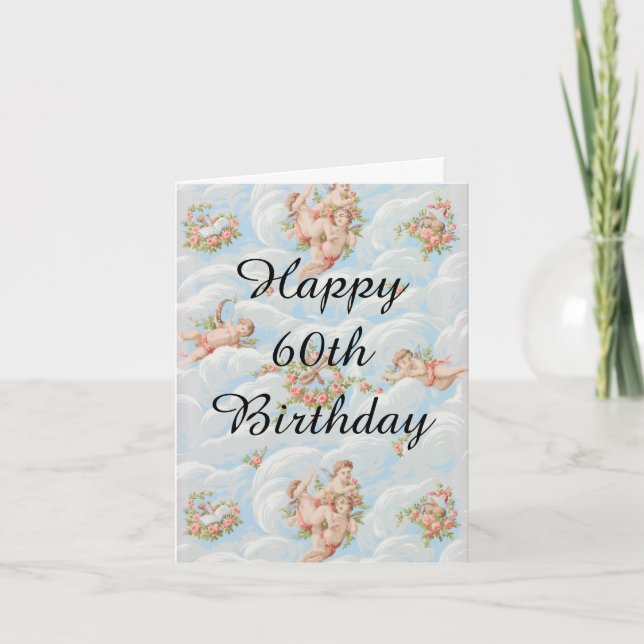 Happy 60th Birthday. Card (Front)