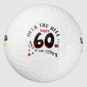 Happy 60th Birthday Golf Balls