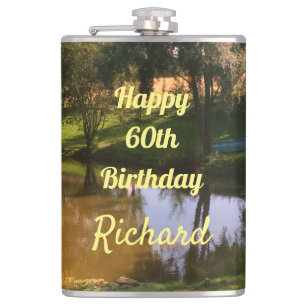 Happy 60th Birthday Hip Flask