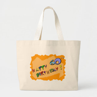 Happy 60th Birthday! Large Tote Bag