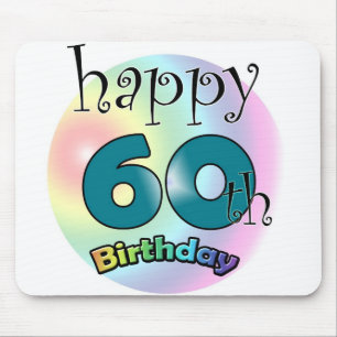 Happy 60th birthday mouse pad