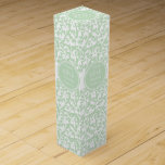 Happy 60th Birthday Pink and Aqua Fine Wine Gift Wine Box<br><div class="desc">A beautiful way to deliver a special vintage for a special person on their 60th birthday.</div>