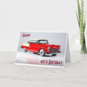 HAPPY "60th" BIRTHDAY TO A CLASSIC MAN Card