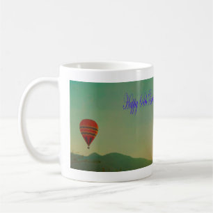 Happy 64th Birthday Hot Air Balloon Coffee Mug