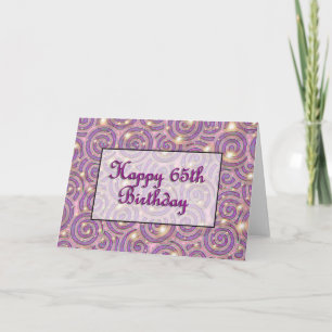 Happy 65th Birthday Card