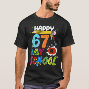 Happy 67 Days of School 67th Day Smarter Six Seven T-Shirt
