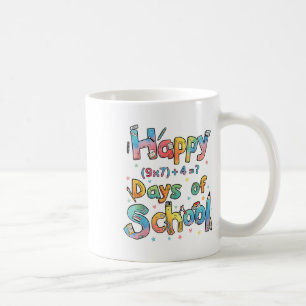 Happy 67 Days Of School Math Equation Teacher Six Coffee Mug