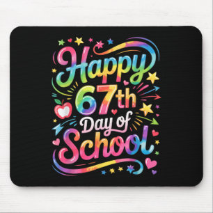 Happy 67 Days Of School Meme100th Day Of School Ti Mouse Pad