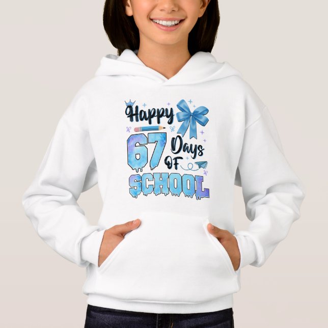 Happy 67 Days of School Teachers Students  (Front)