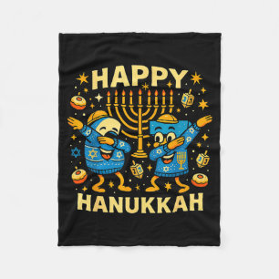 Happy 67 Hanukkah Funny Holiday Meme Design  Fleece Blanket