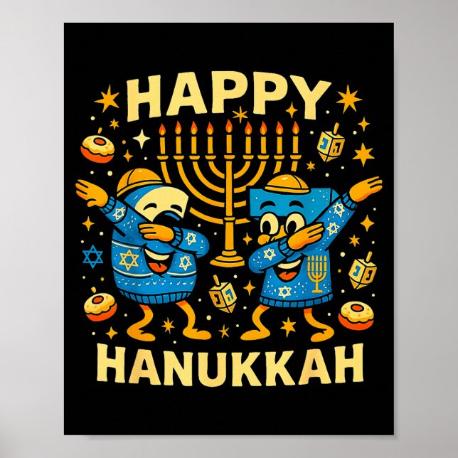 Happy 67 Hanukkah Funny Holiday Meme Design  Poster (Front)