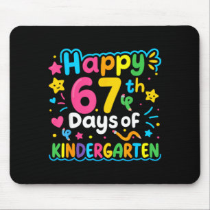 Happy 67th Day Of Kindergarten School Meme 67 Kids Mouse Pad