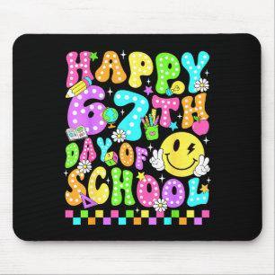 Happy 67th Day Of School 67 Days Smarter Teacher G Mouse Pad
