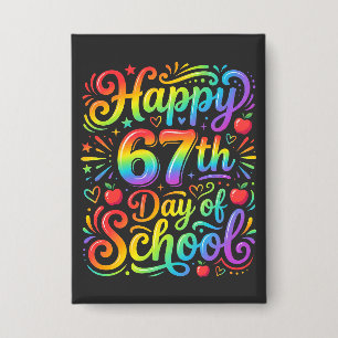 Happy 67th Day of School Rainbow Teacher