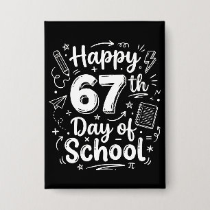 Happy 67th Day of School Teacher Cute Classroom