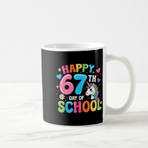 Happy 67th Day Of School Teachers Students 67 Meme Coffee Mug
