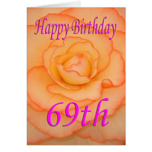 Happy 69th Birthday Flower