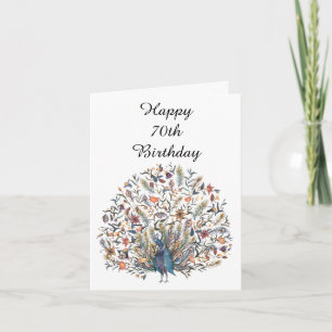 Happy 70th Birthday Card