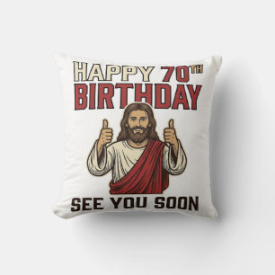 Happy 70th Birthday See You Soon Vintage Shirt Cushion