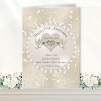 Happy 70th Wedding Anniversary Cards for Parents