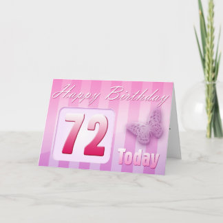 Happy 72nd Birthday Grand Mother Great-Aunt Mum Card