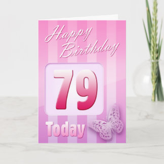Happy 79th Birthday Grand Mother Great-Aunt Mum Card