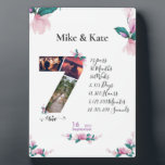 Happy 7th Anniversary ,Custom Photo collage, Count Plaque<br><div class="desc">Welcome to Roar Graphics Zazzle Store, Wedding Anniversary ANY YEAR Custom Photo Custom, Every Day, Always, You and Me, love couples. Beautiful Chic Modern Elegant Trendy Black and White Cute Couple Photo Frame to Personalise features a Simple, Stylish Way for a Wife or Husband to Share a Favourite Keepsake Photo...</div>