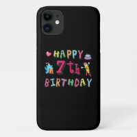 Happy 7th Birthday. 7 year old.