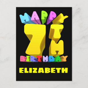 Happy 7th Birthday Card