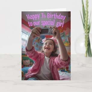 Happy 7th Birthday Card